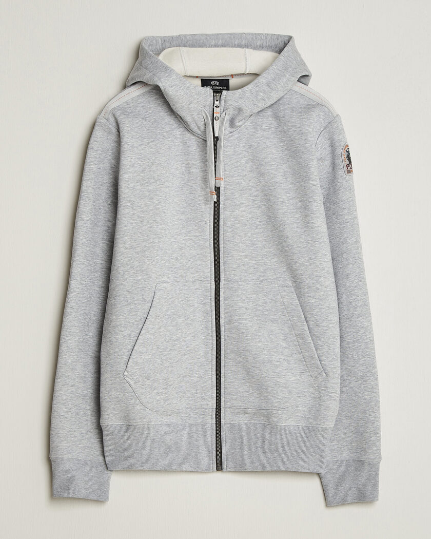Parajumpers Charlie Super Easy Full Zip Ash Grey Melange – Grey