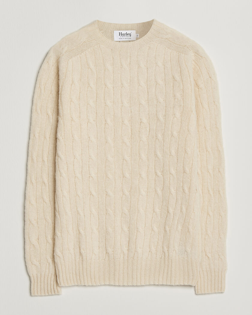 Sunflower Aske Boucle Sweater Off White at CareOfCarl.com