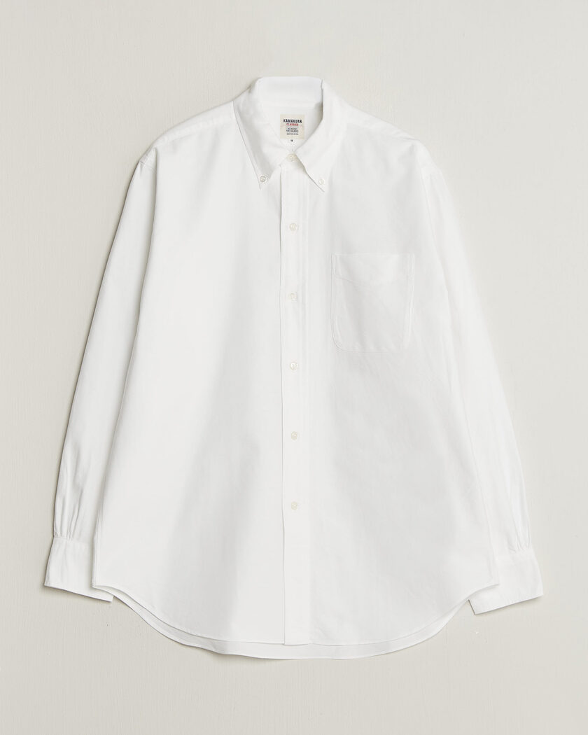 Kamakura Shirts Ametora Japanese Oxford BD Shirt White – White