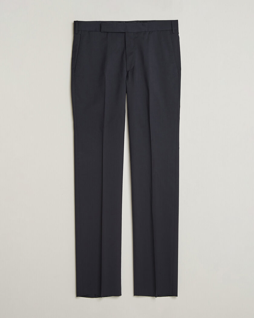 A.P.C. Renato Wool Flannel Trousers Dark Brown at CareOfCarl.com