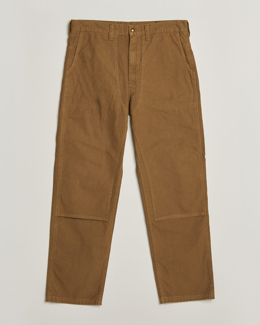 orSlow Double Knee Work Trousers Brown – Brown