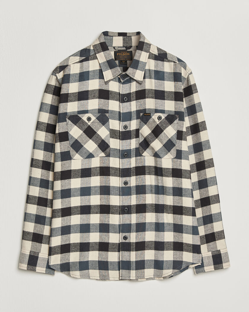 Filson The Rangeland Flannel Shirt Charcoal – Multi-colour