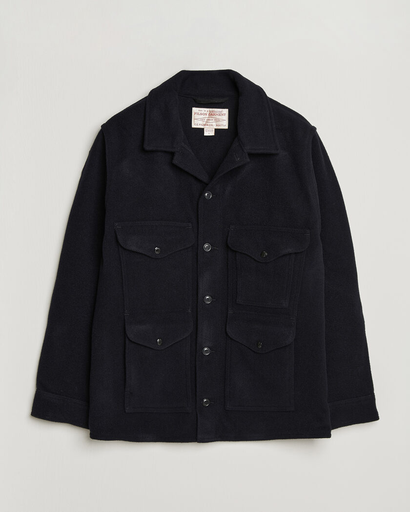 Maison Kitsuné Grey Fox Teddy Varsity Jacket Black at CareOfCarl.com