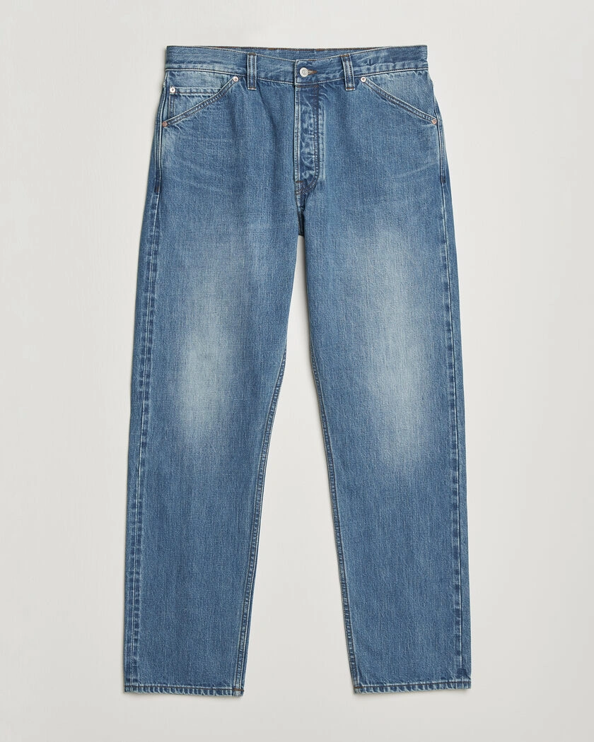 Drake's 5-Pocket Japanese Selvedge Denim Stone Wash – Blue