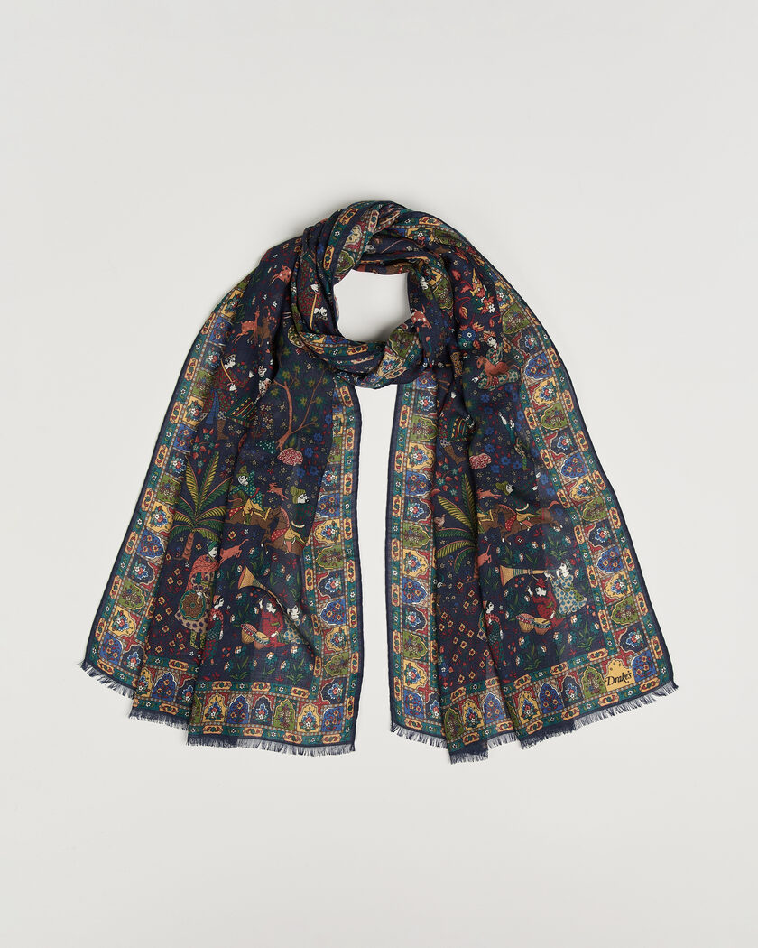 Drake's Mogul Garden Scarf Brown at CareOfCarl.com