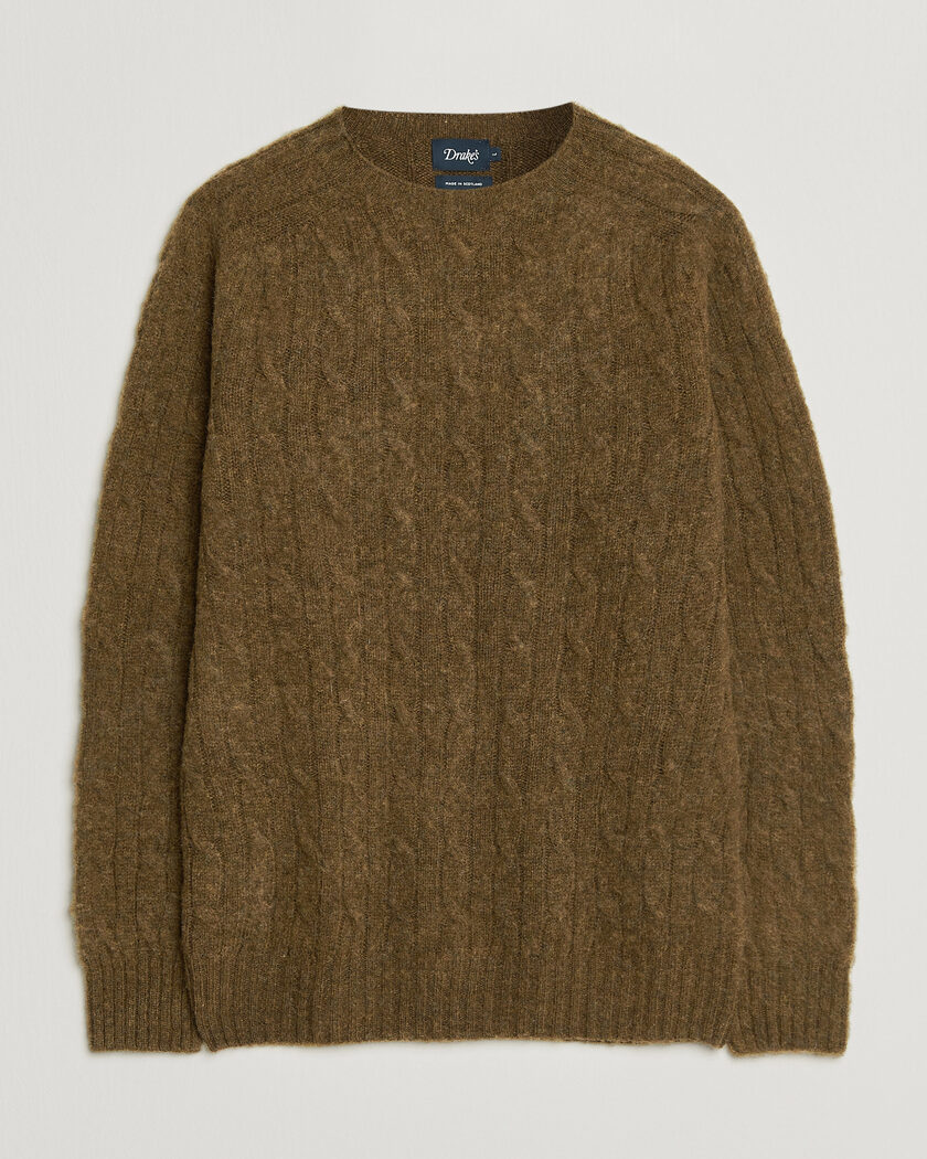 Stone Island Knitted Lambwool Sweater Melange Grey at CareOfCarl.com
