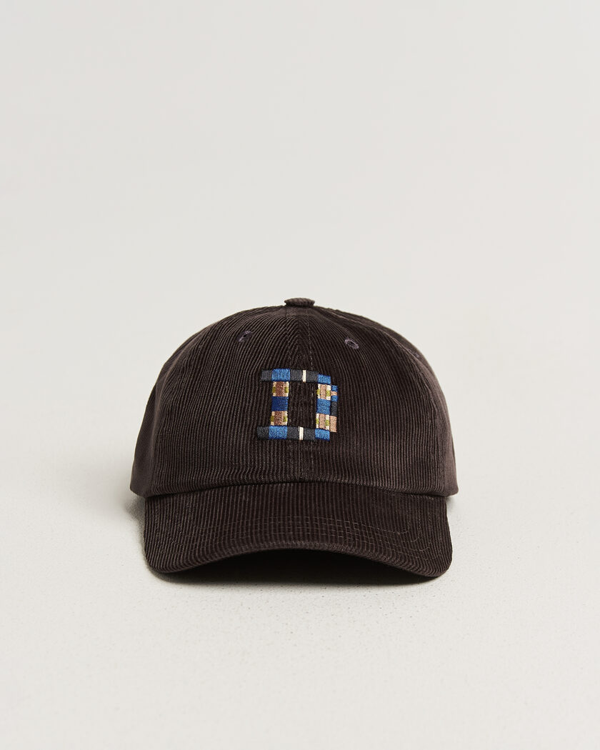 Drake's D 1977 Cord Baseball Cap Brown – Brown