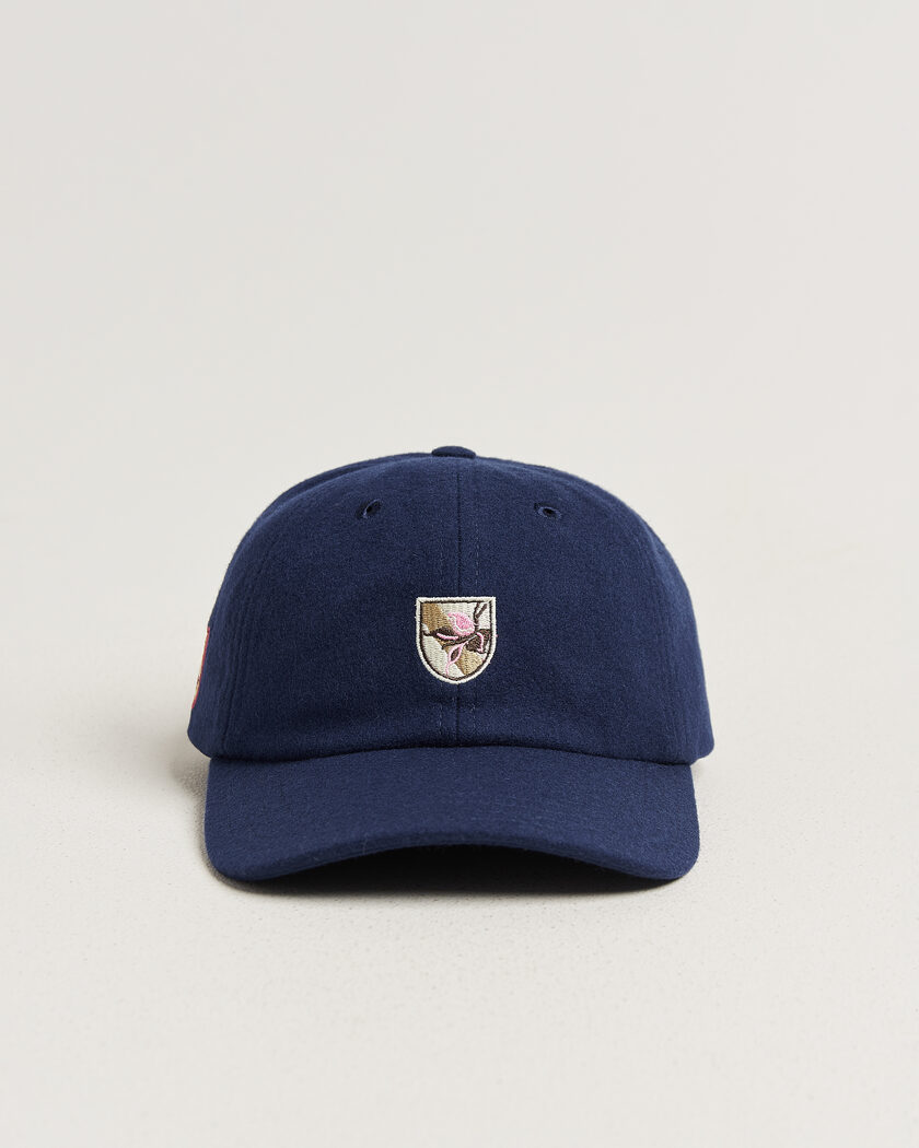 Drake's Crest Merino Wool Baseball Cap Navy – Blue