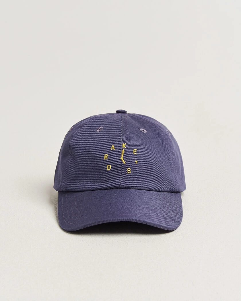 Drake's Clock Twill Baseball Cap Navy – Blue