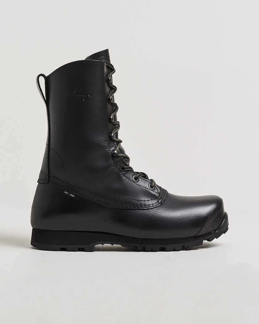 Polo Ralph Lauren Radford Oiled Leather Boot Black Calf at