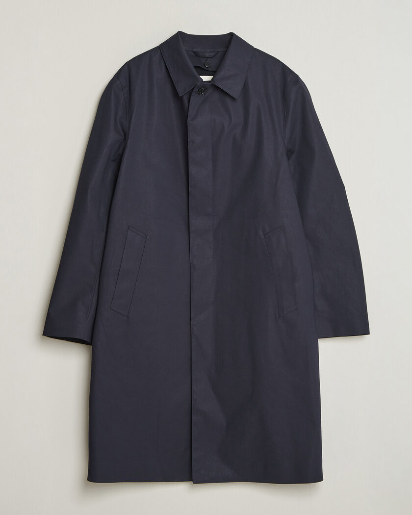 Mackintosh Dunkeld Car Coat Navy – Blue