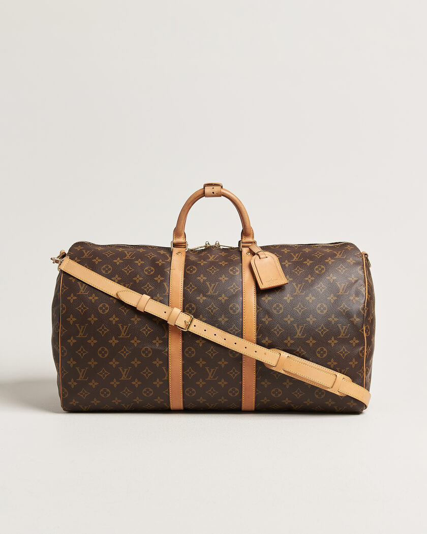 Louis Vuitton Pre-Owned Keepall Bandouliére 55 Monogram – Brown