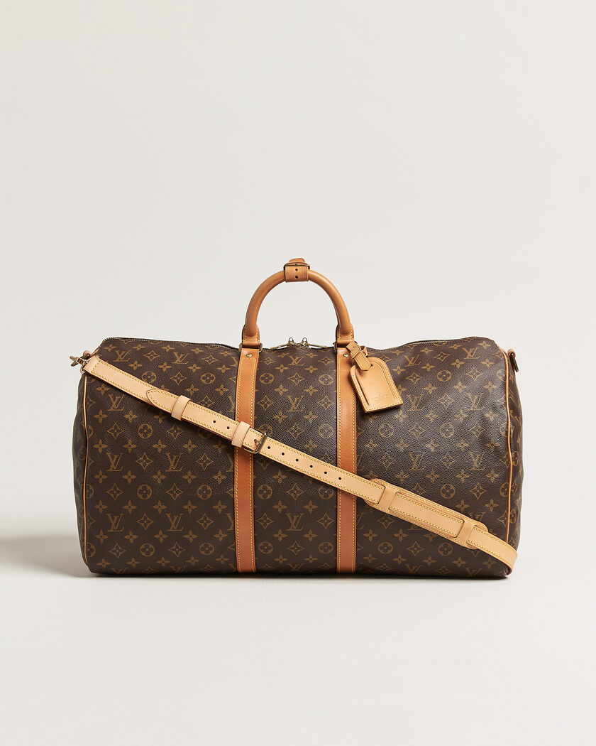 Louis Vuitton Pre-Owned Keepall Bandouliére 55 Monogram – Brown