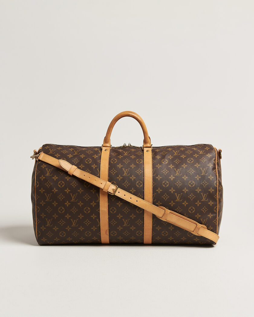 Louis Vuitton Pre-Owned Keepall Bandouliére 55 Monogram – Brown