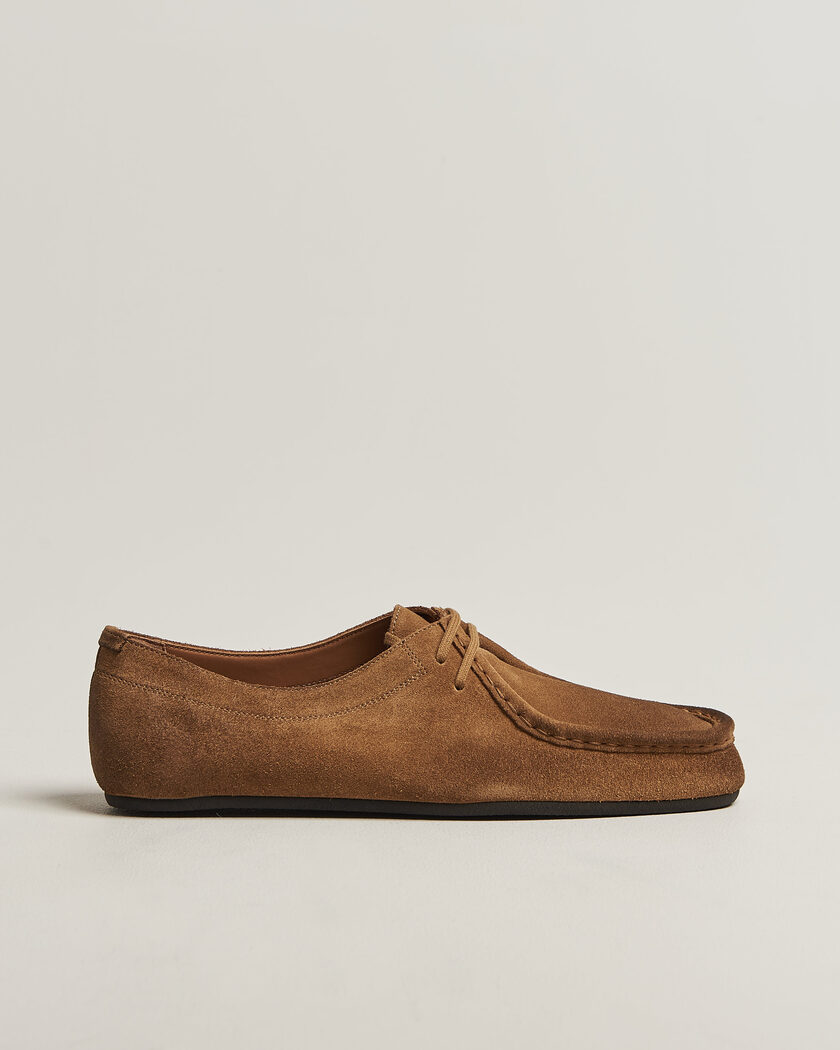 Crockett & Jones Falmouth Deck Shoes Tan Wax Calf at CareOfCarl.com