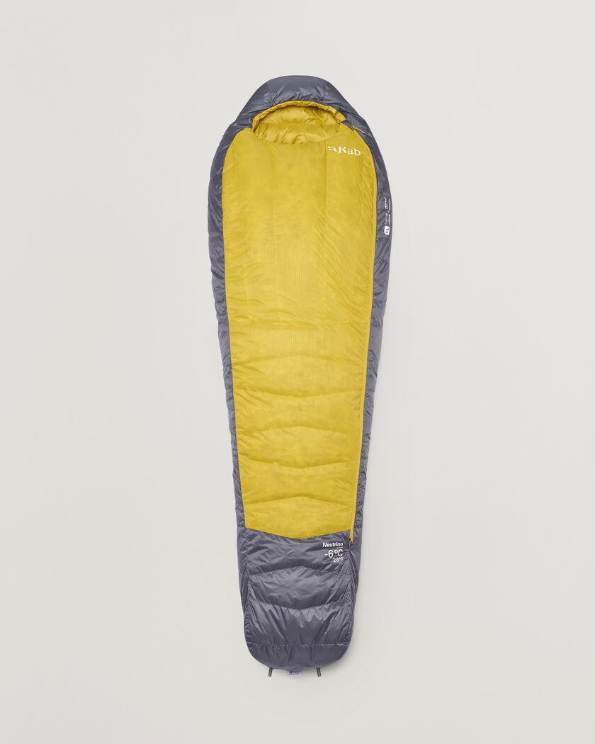 Rab Neutrino -6C Sleeping Bag Regular Graphene/Dark Pollen – Multi-colour