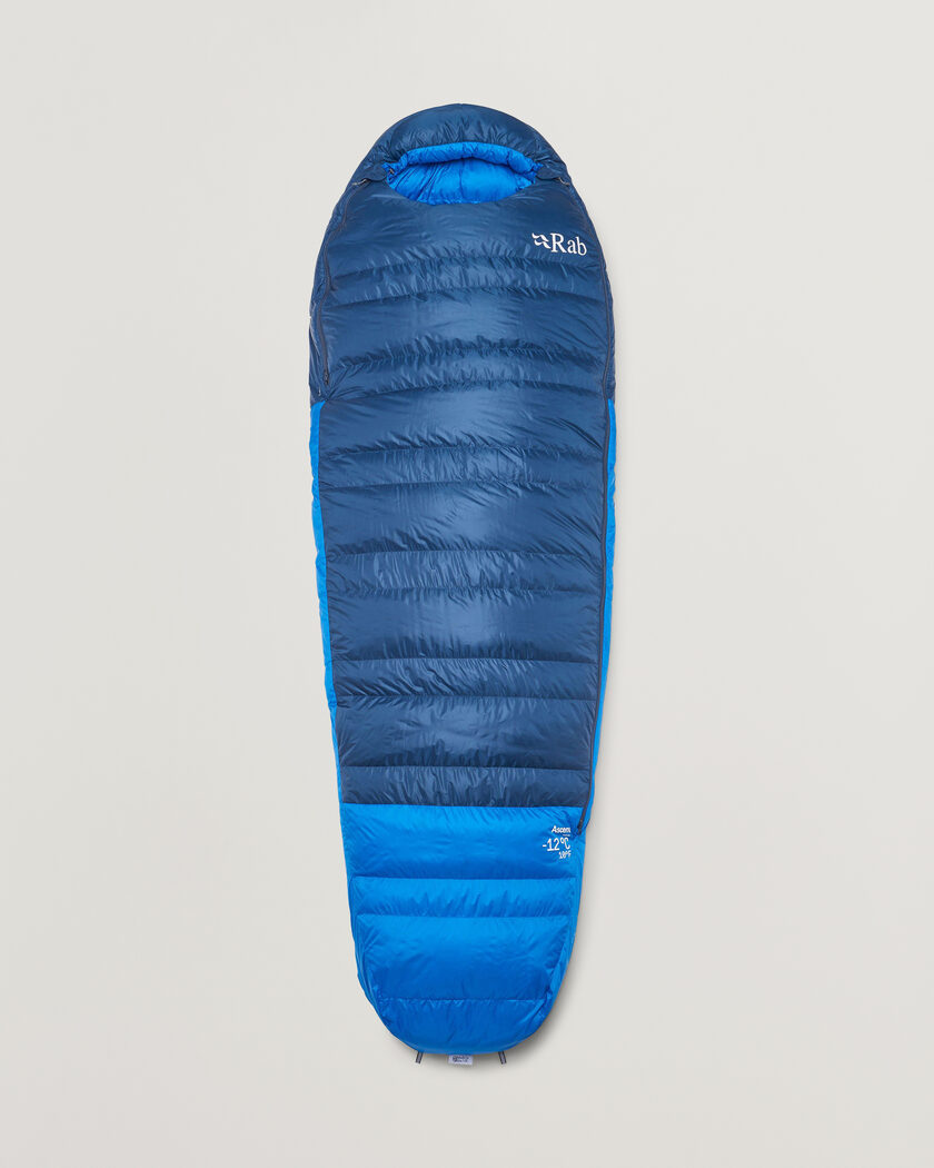 Rab Ascent -12 Sleeping Bag Regular Tempest Blue/Maya Blue – Blue