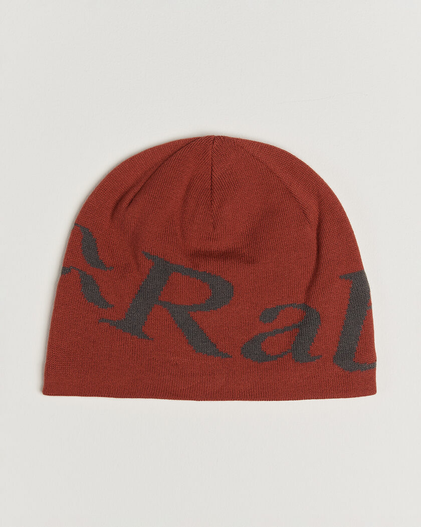 Rab Logo Beanie Tuscan Red/Graphene – Red