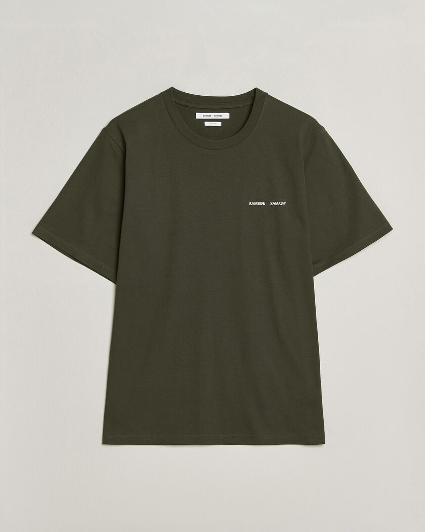 Samsøe Samsøe Thomas Cotton T-Shirt Forest Night – Green