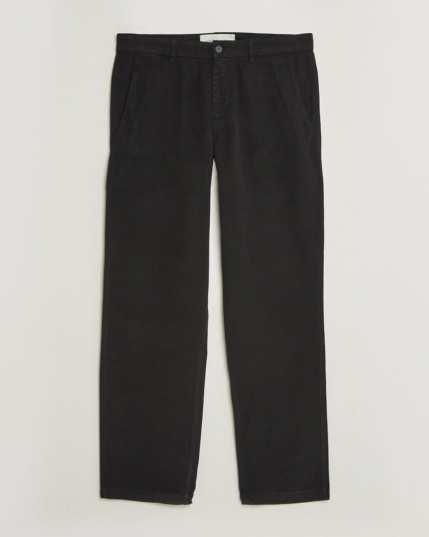 A Day's March Miller Cotton/Lyocell Trousers Black – Black
