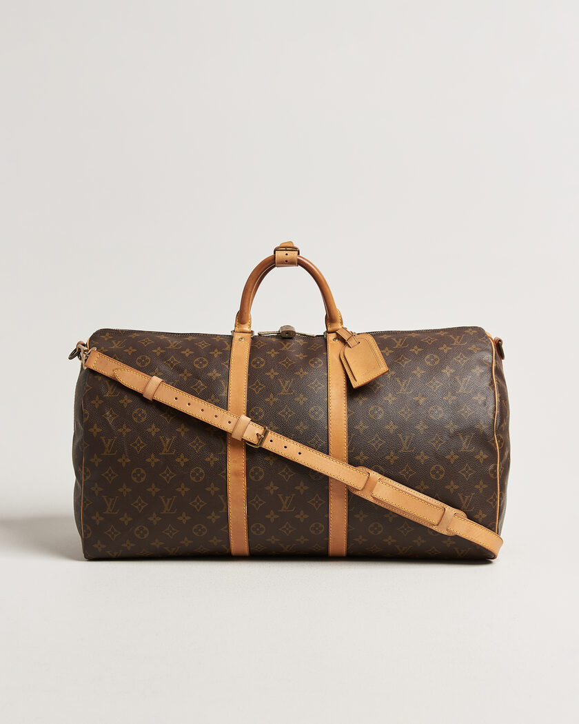 Louis Vuitton Pre-Owned Keepall 55 Bandoulière Monogram – Brown