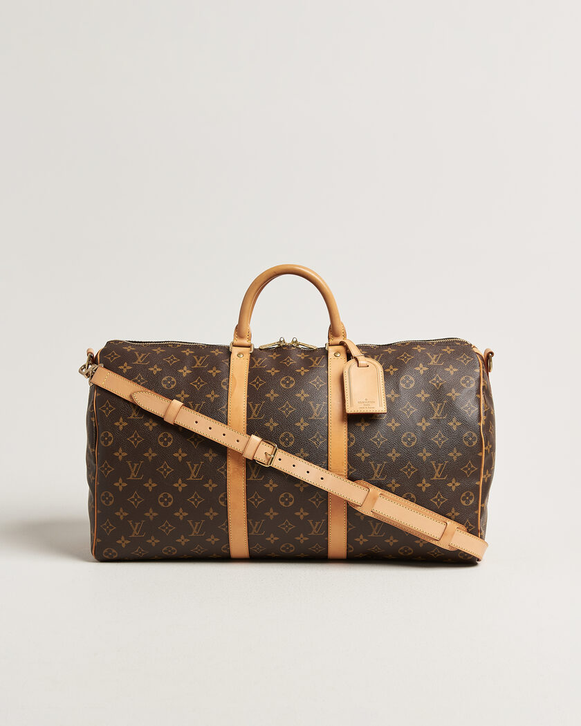 Louis Vuitton Pre-Owned Keepall 50 Bandoulière Monogram – Brown