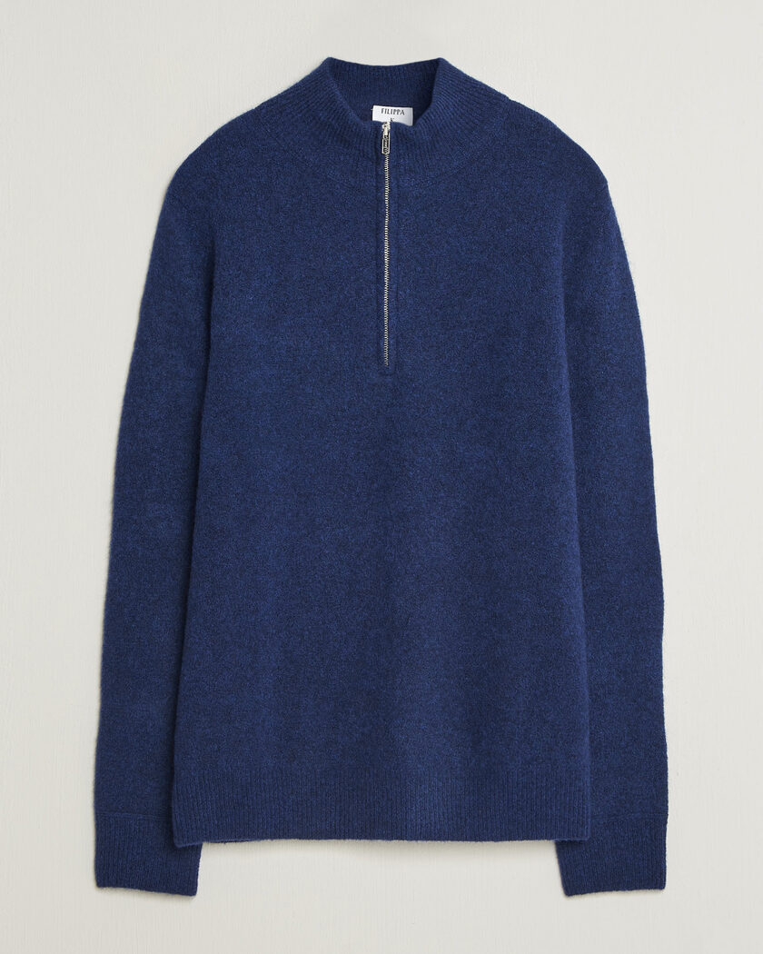 STONE  wool half zip sweater 確実正規品 Stone Island Knitted Lambswool Half Button Zip Walnut at