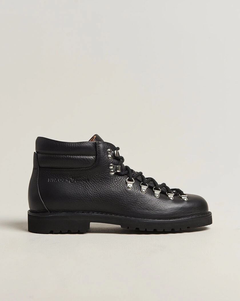 NN07 Fracap M127 Grained Leather Boot Black – Black