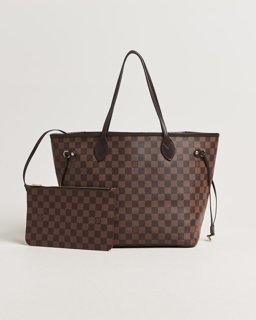 Louis Vuitton Pre-Owned Neverfull MM Damier Ebene – Brown