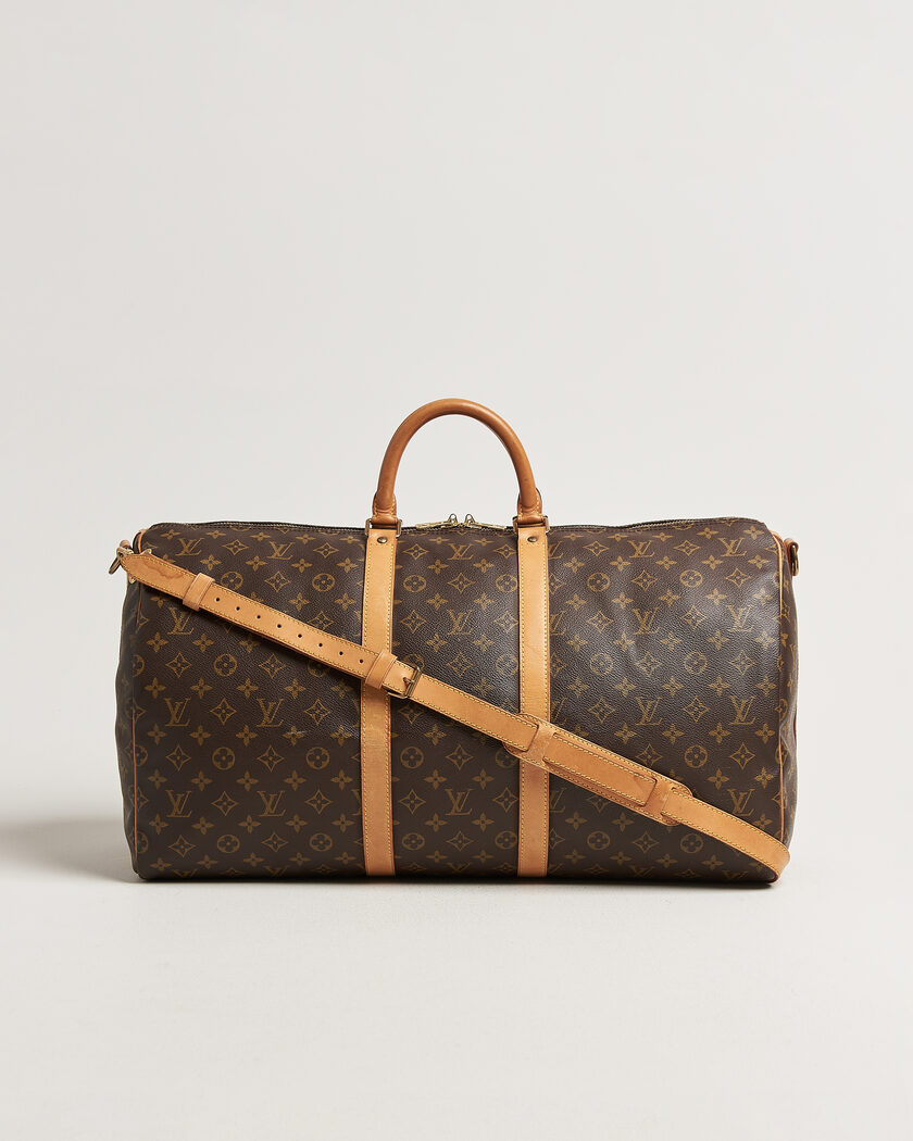 Louis Vuitton Pre-Owned Keepall Bandouliére 55 Monogram – Brown