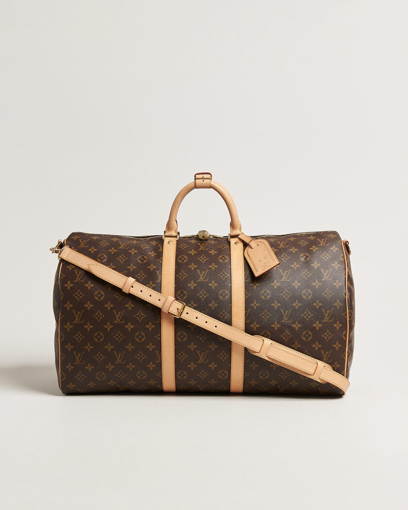 Louis Vuitton Pre-Owned Keepall Bandouliére 55 Monogram – Brown