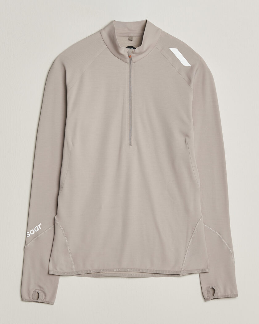 SOAR Running Wool Tech Top Opal Grey – Grey