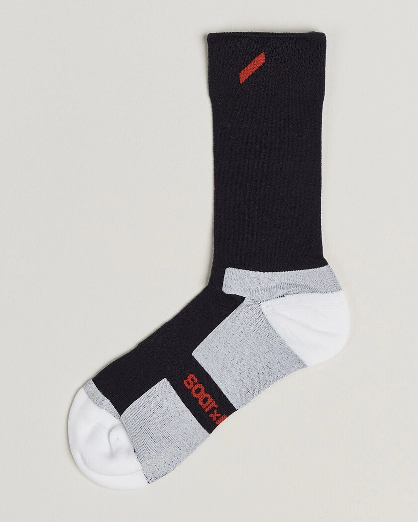 SOAR Running Crew Race Socks Navy/White – Blue