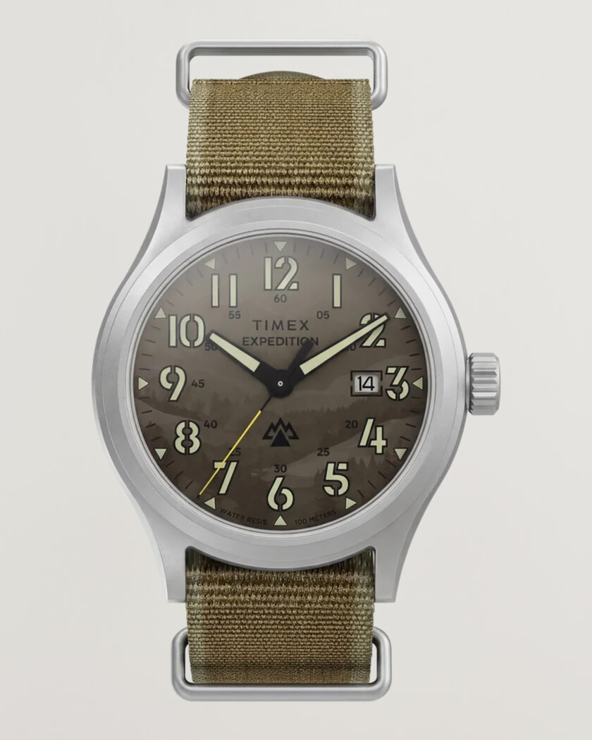 Timex Expedition Sierra Fabric Strap 40mm Khaki Camo Dial – Brown