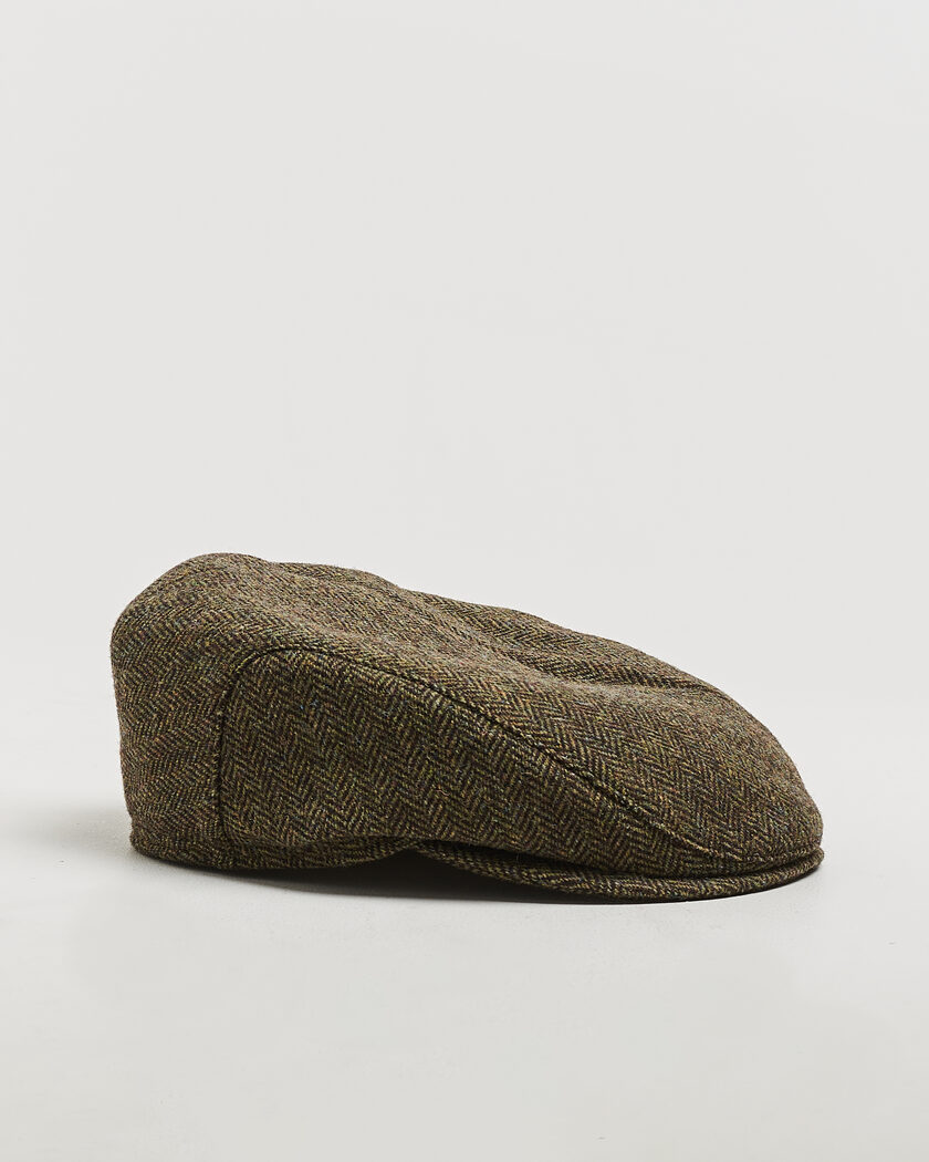Wigéns Ivy Slim Herringbone Cap Olive – Green