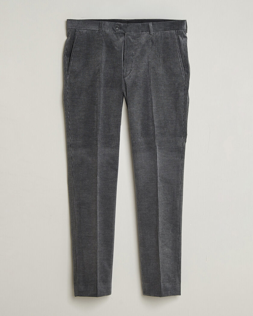 Oscar Jacobson Dandy Corduroy Trousers Grey – Grey