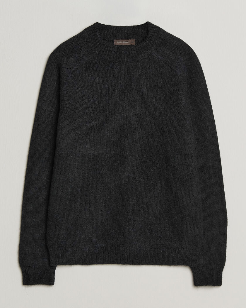  Oscar Jacobson Andie Alpacka/Merino Knitted Sweater Black – Black