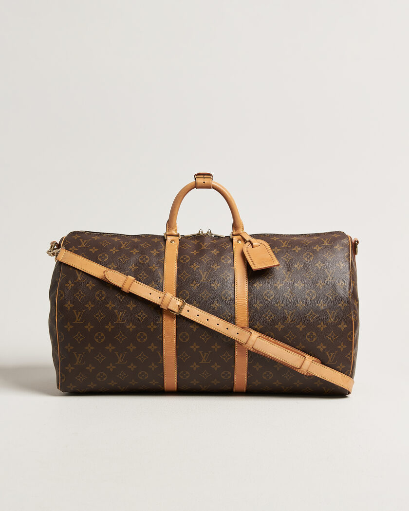 Louis Vuitton Pre-Owned Keepall 55 Bandoulière Monogram – Brown