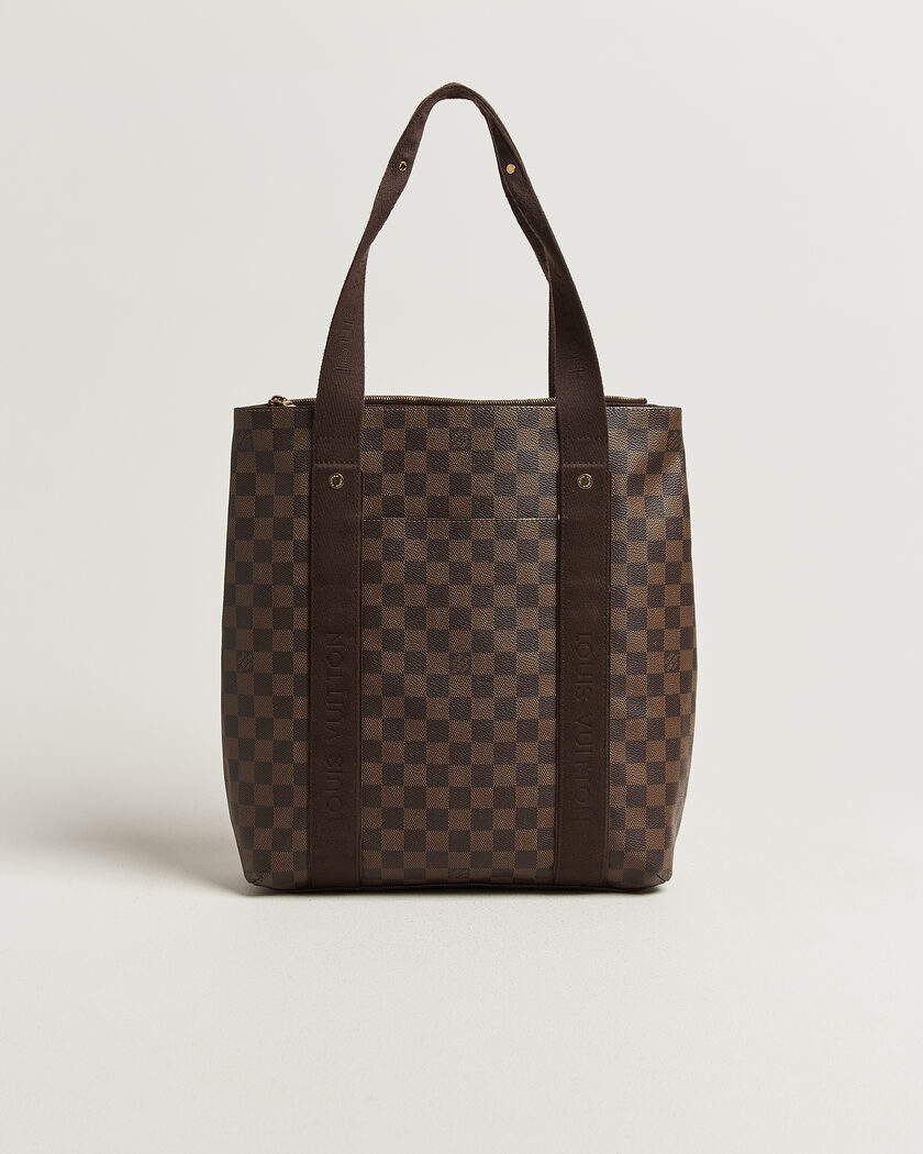 Louis Vuitton Pre-Owned Cabas Bobur Tote Bag Damier Ebene – Brown