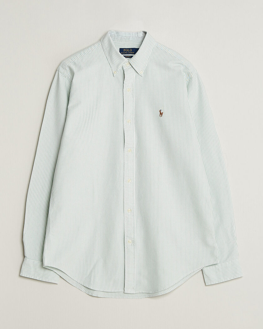 Polo Ralph Lauren Custom Slim Fit Oxford Shirt Pistachio/White – Green