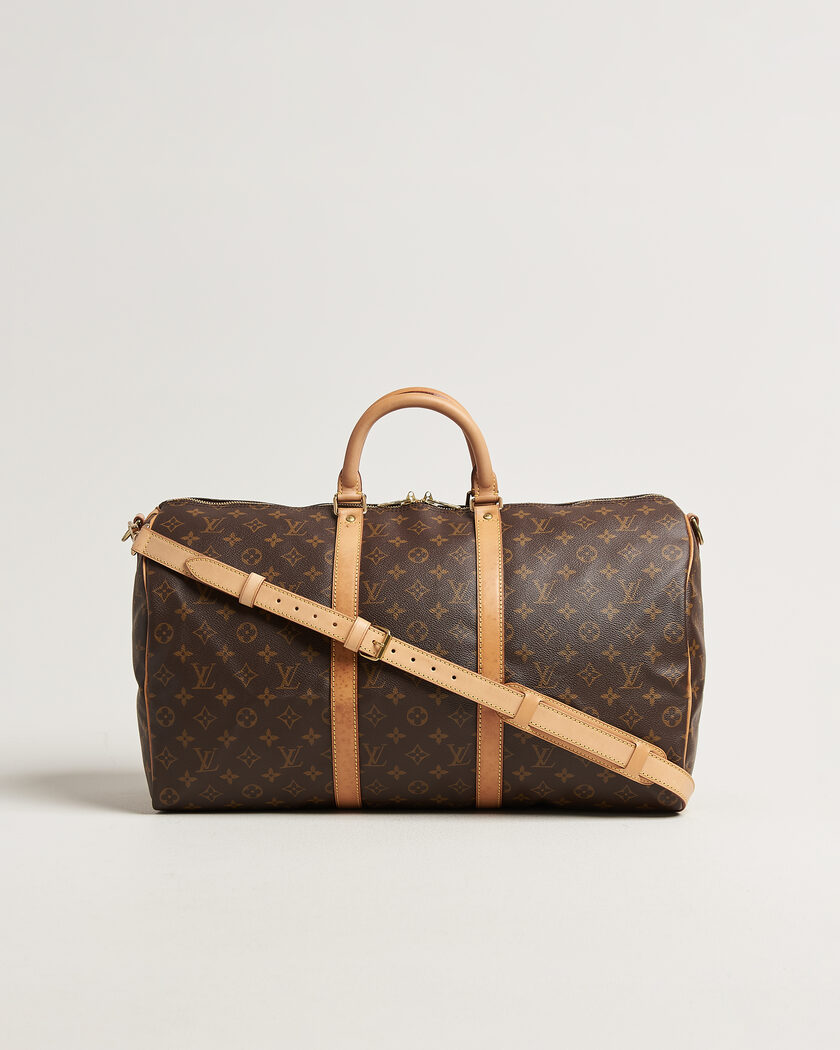 Louis Vuitton Pre-Owned Keepall 50 Bandoulière Monogram – Brown