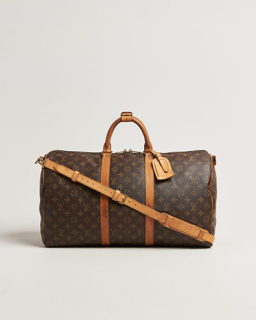 Louis Vuitton Pre-Owned Keepall 50 Bandoulière Monogram – Brown