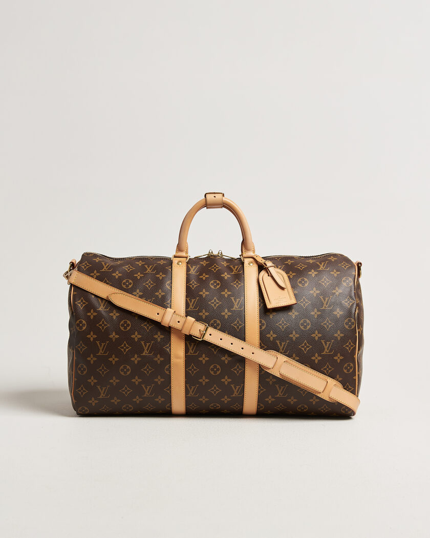 Louis Vuitton Pre-Owned Keepall 50 Bandoulière Monogram – Brown