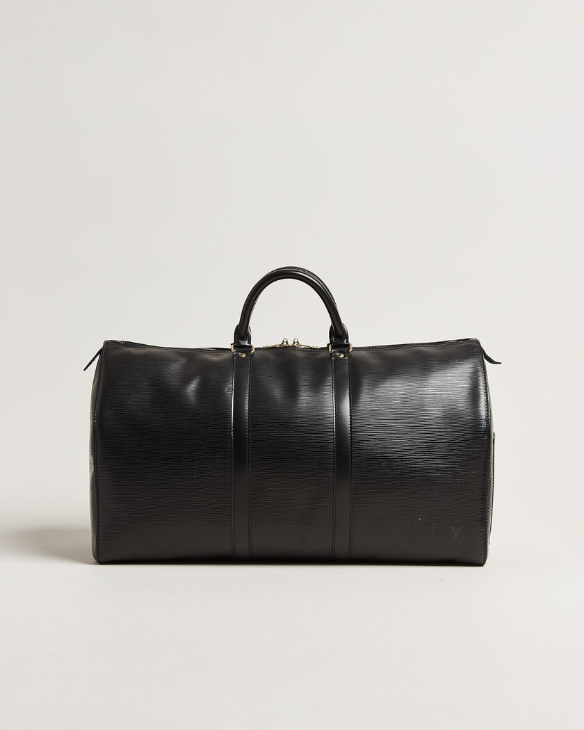  Louis Vuitton Pre-Owned Keepall Epi Leather 50 Black – Black