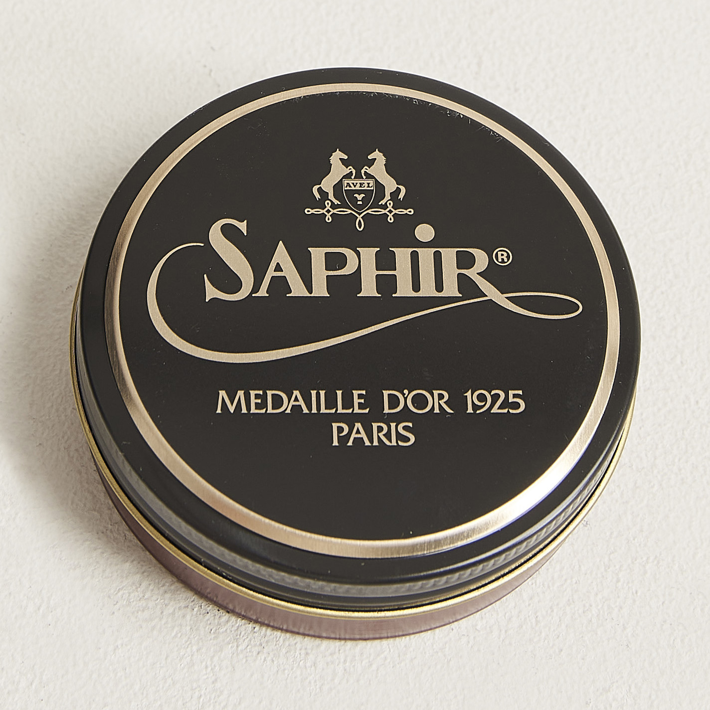 Saphir Medaille Dor Pate De Luxe Marron Fonce