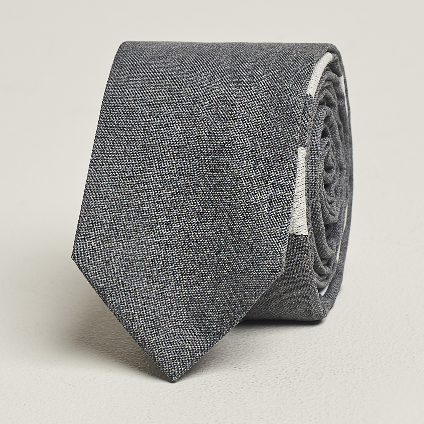 thom browne grey tie