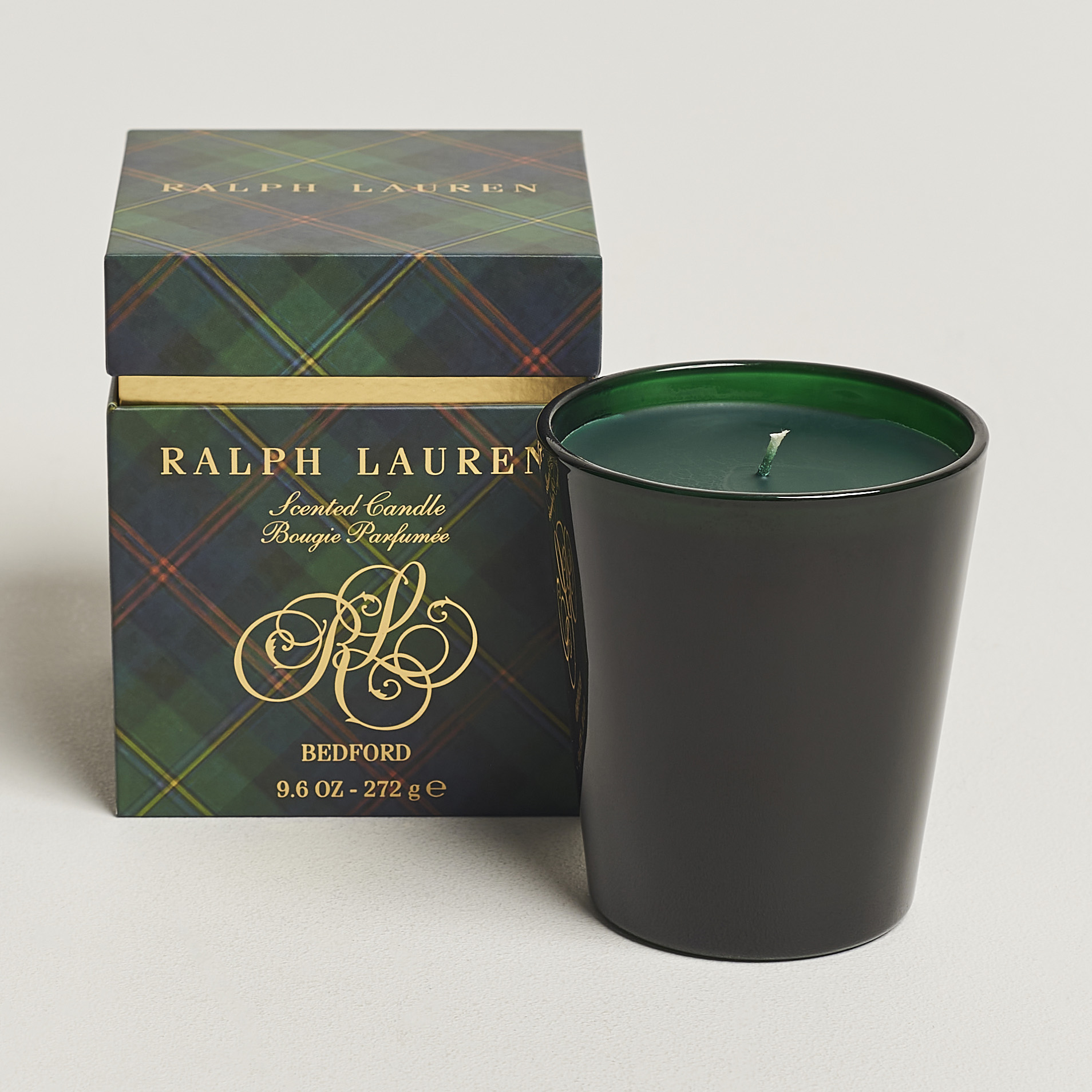 Polo Ralph Lauren Bedford Candle Green Plaid at