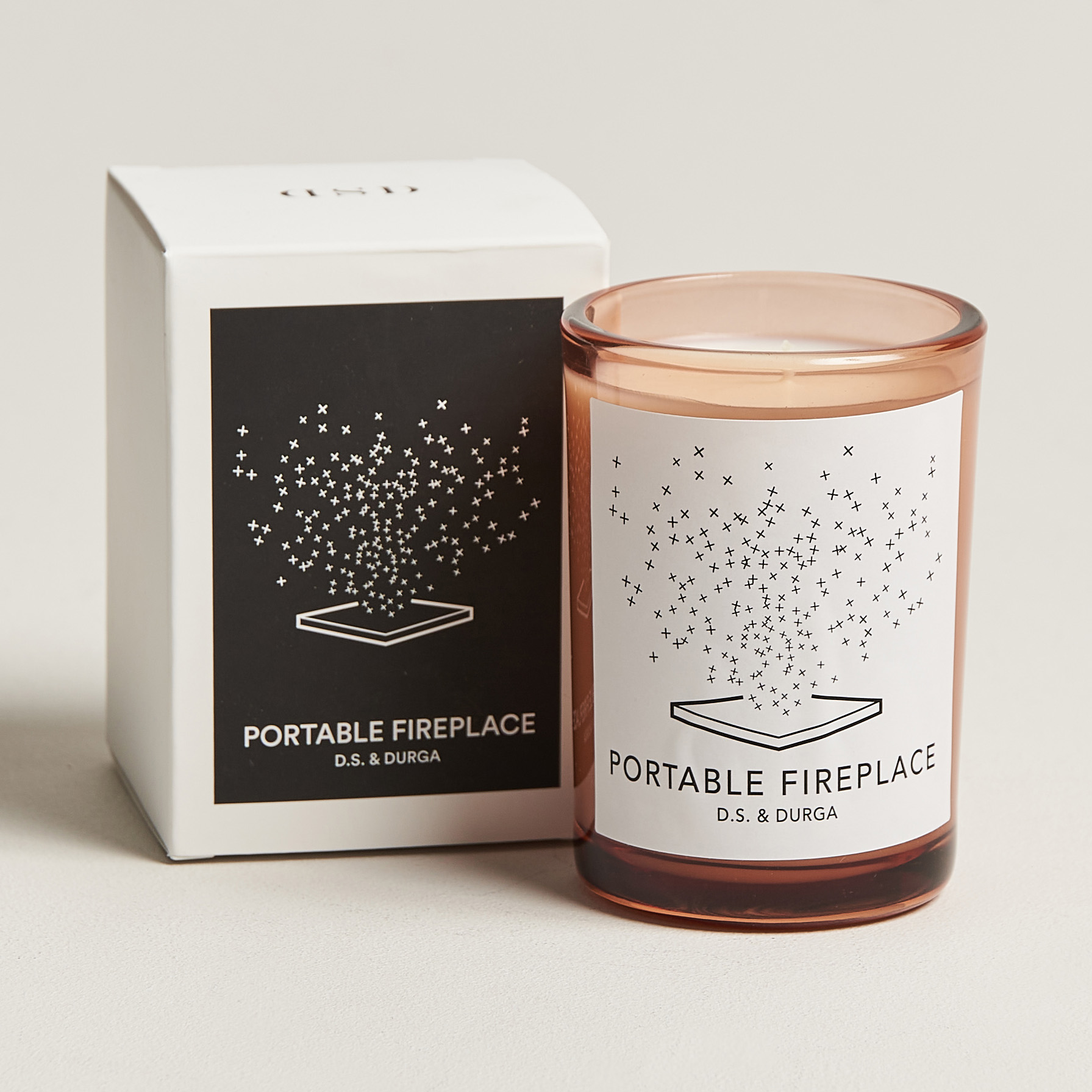 D.S. & Durga Portable Fireplace Scented Candle 200g at