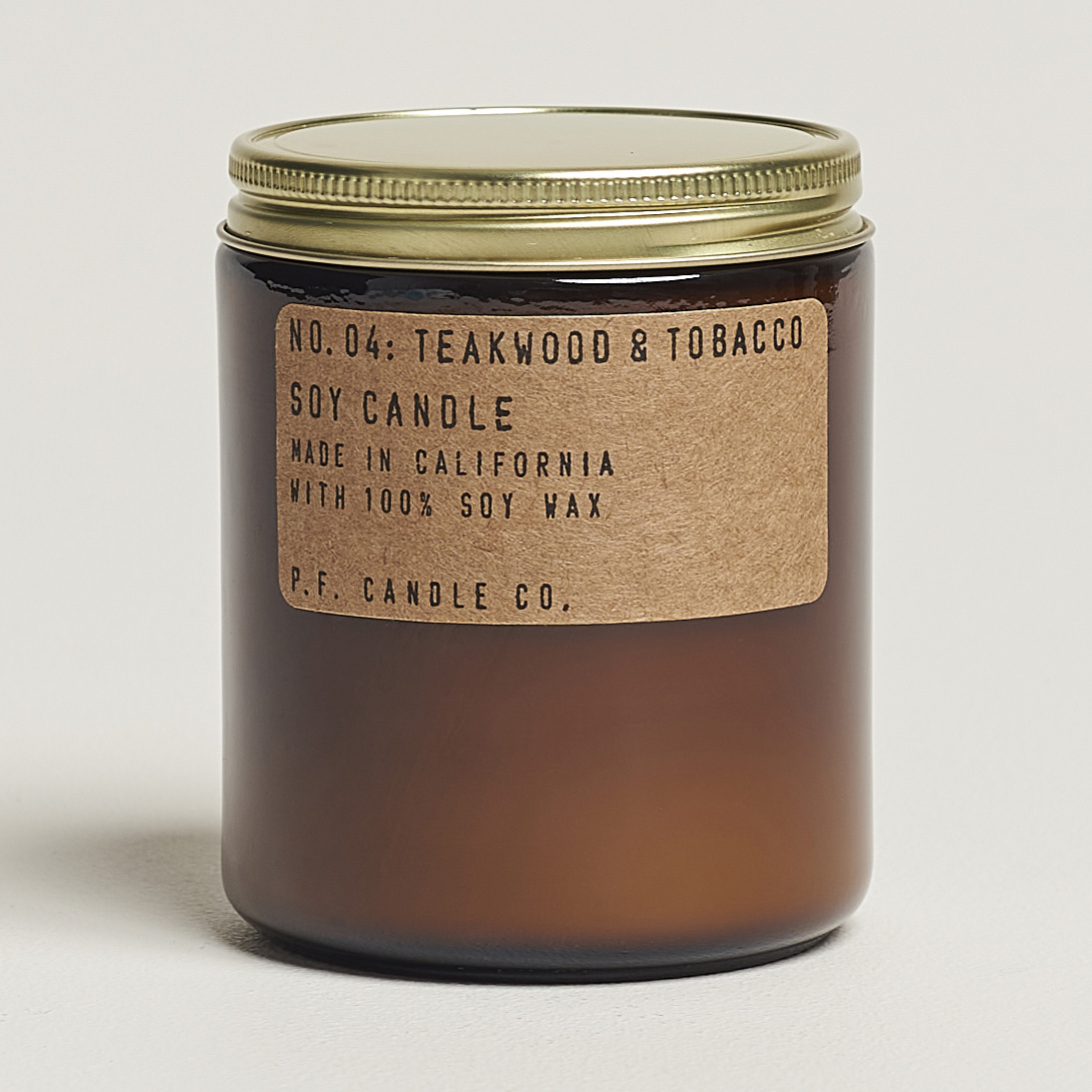 P.F. Candle Co. Soy Candle - Teakwood & Tobacco 12.5 oz