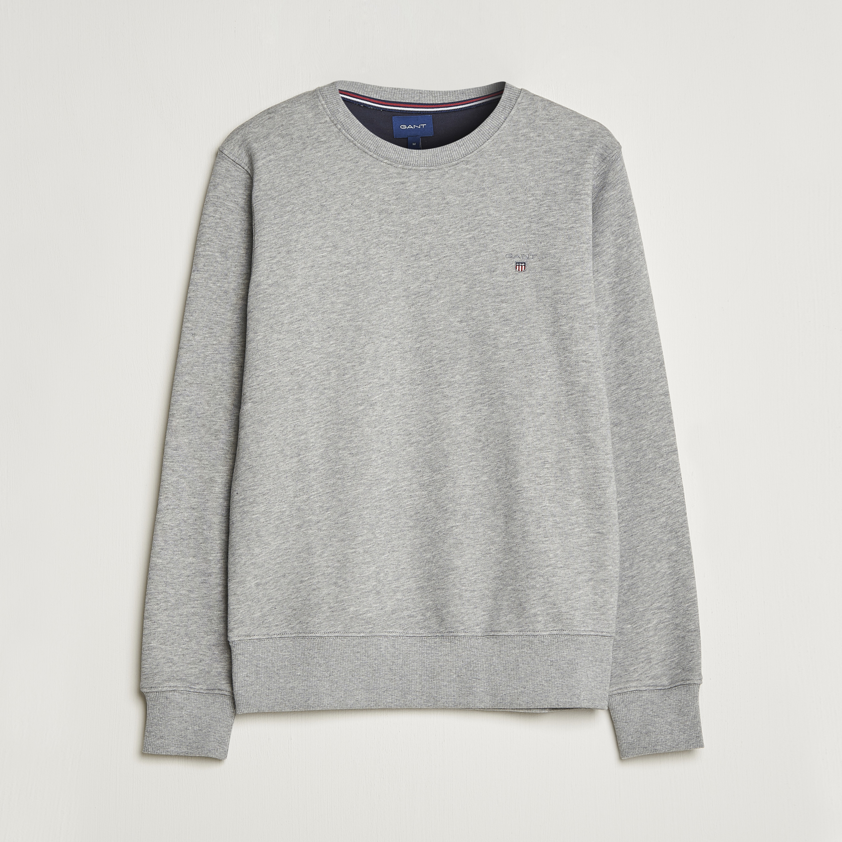 Gant Women Red Solid Crew Neck Sweatshirt